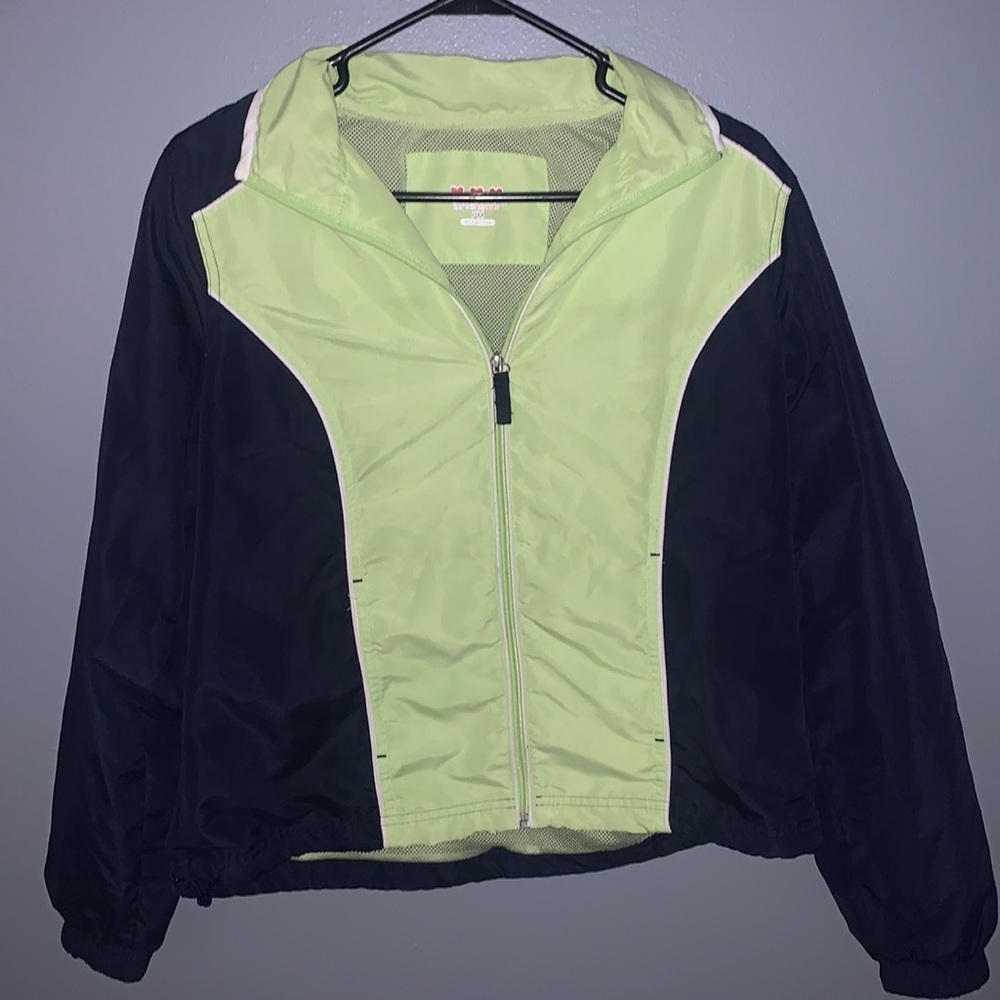 Three hearts hoodless jacket. Petite medium size .